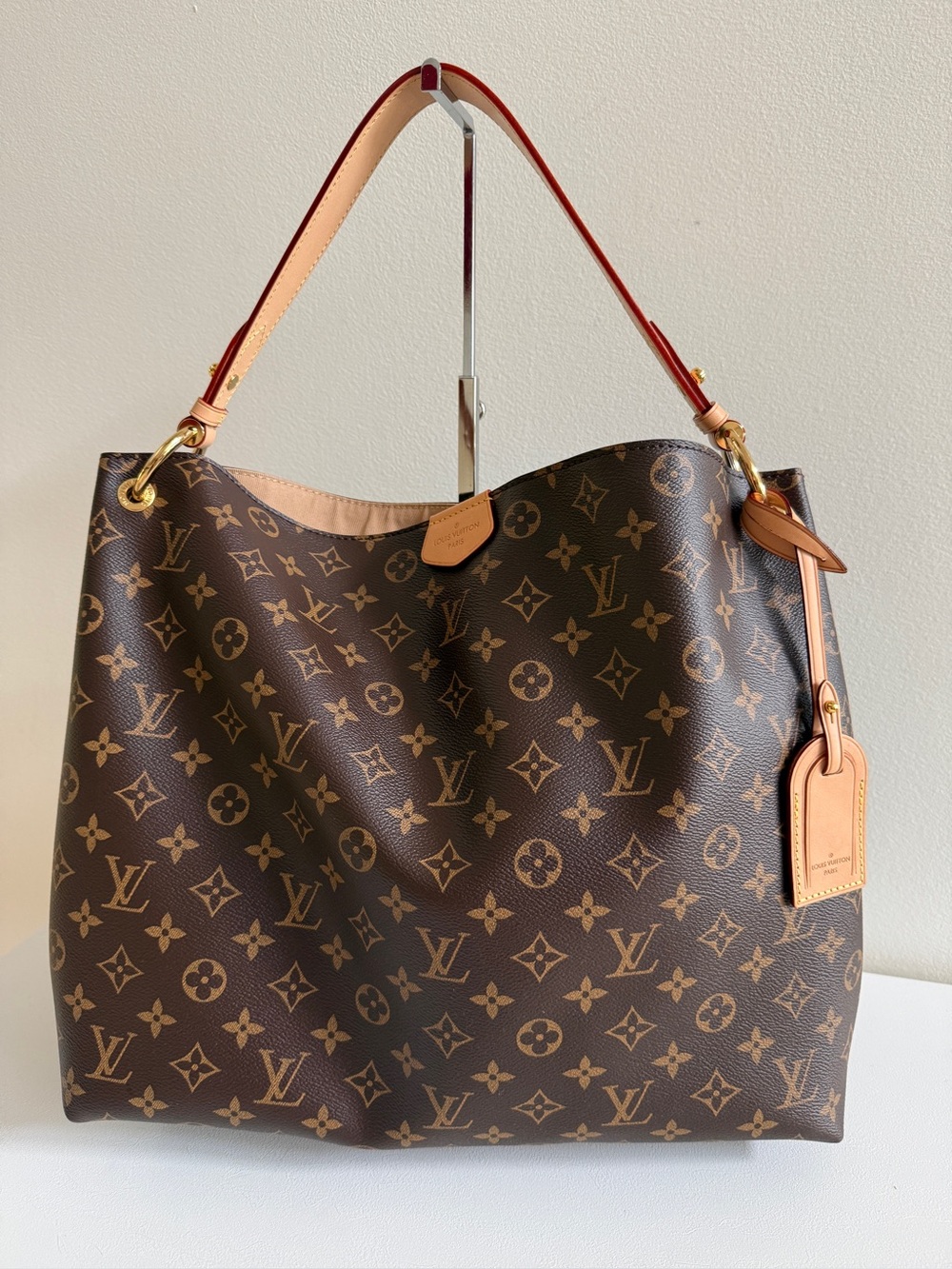 LOUIS VUITTON Monogram Graceful MM Handbag Bag